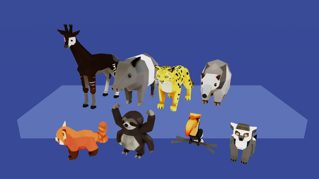 Low Poly Animal Vol.2 Pack — 60 Wild, Jungle & Arctic Animals by Akochan
