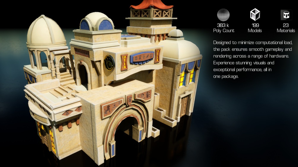 Egypt City — Modular Town & Harbour Kit by 3D Tudor