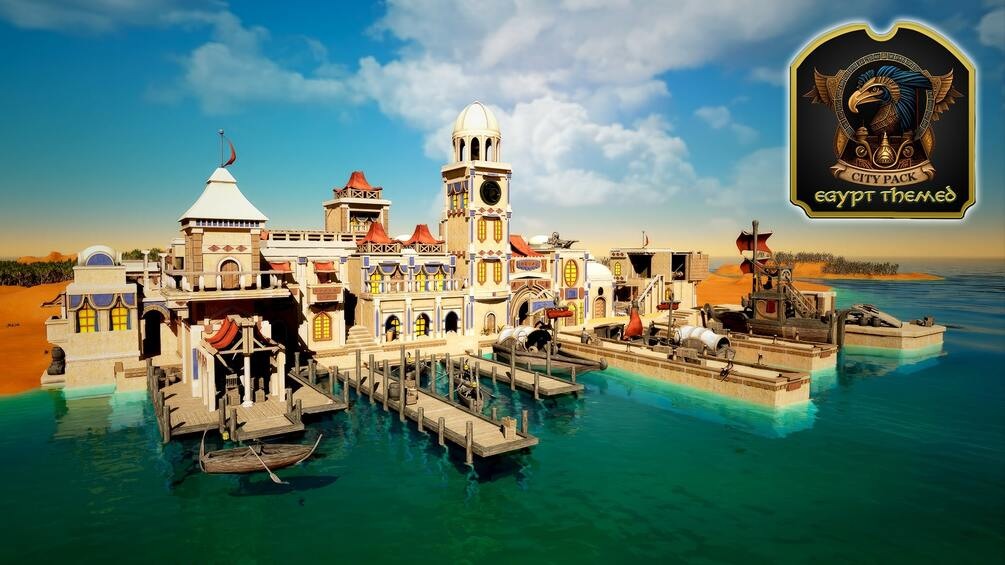 Egypt City — Modular Town & Harbour Kit by 3D Tudor