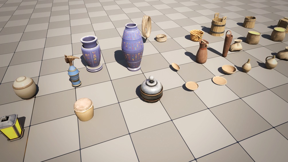 Egypt Props — 132 Stylized Assets by 3D Tudor