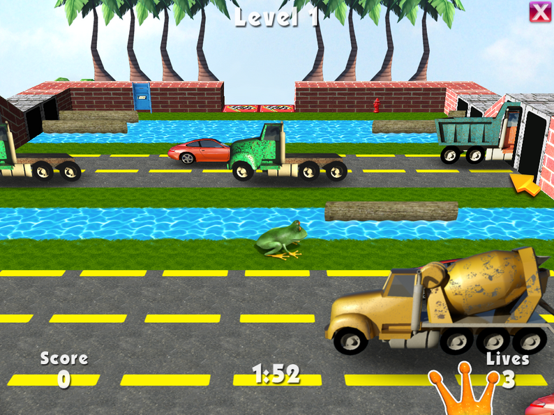 play 3d frog frenzy online