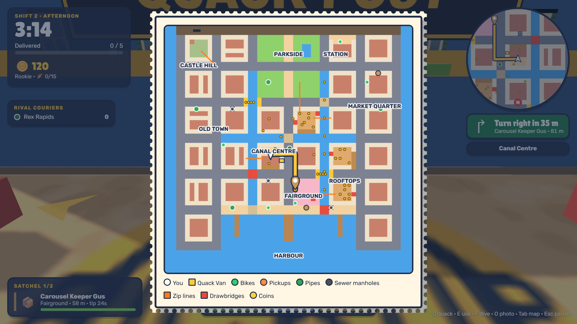 Quack Graphics Quack Courier by a-inde-gaming