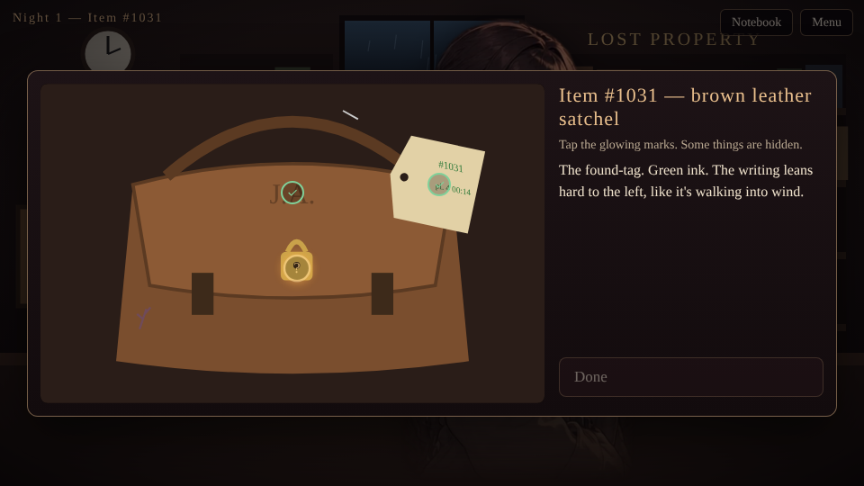 Lost Property screenshot