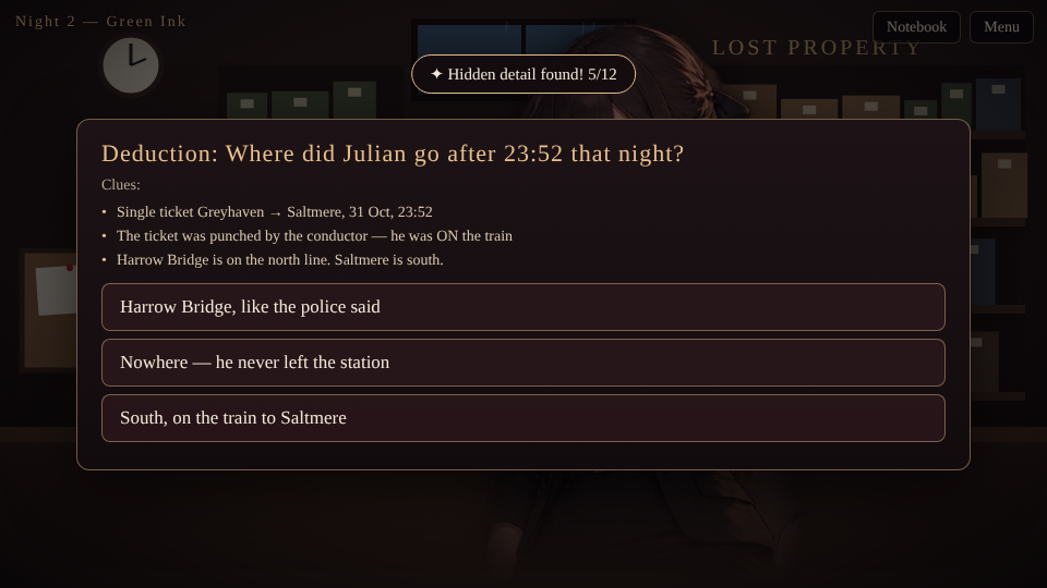 Lost Property screenshot