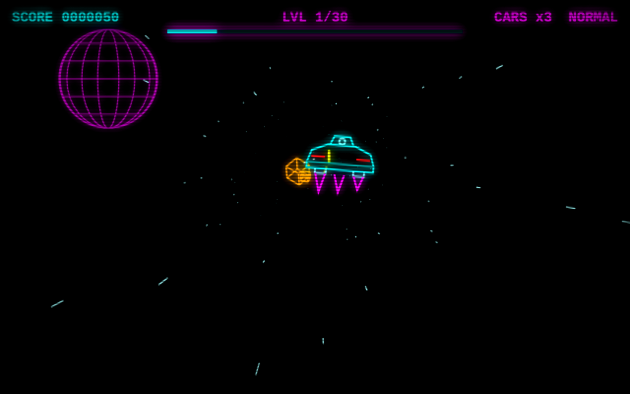 NEON ROADSTER: VOID RUNNER screenshot 2