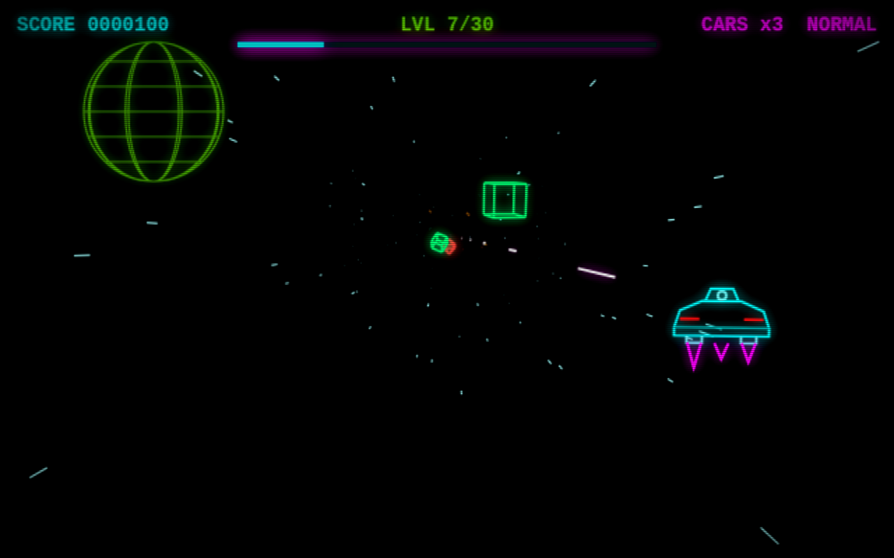 NEON ROADSTER: VOID RUNNER screenshot 3