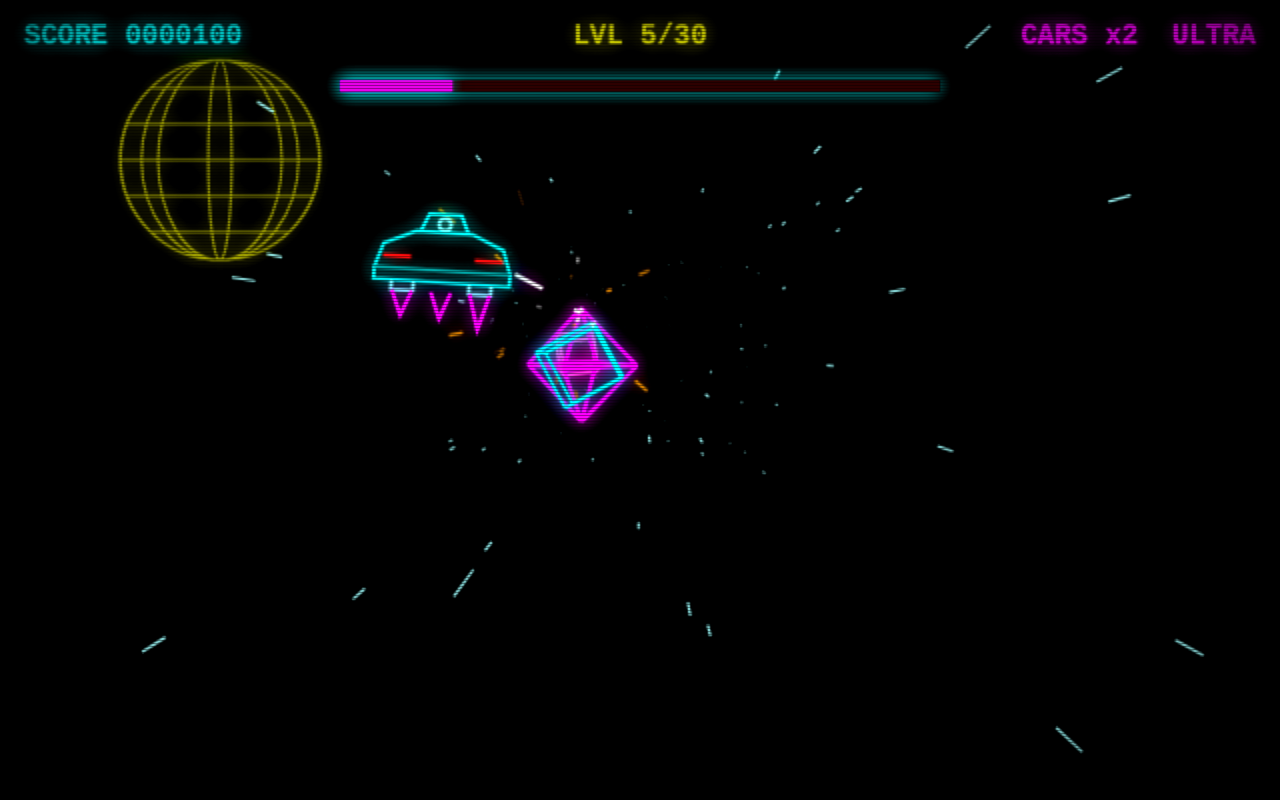 NEON ROADSTER: VOID RUNNER screenshot 4