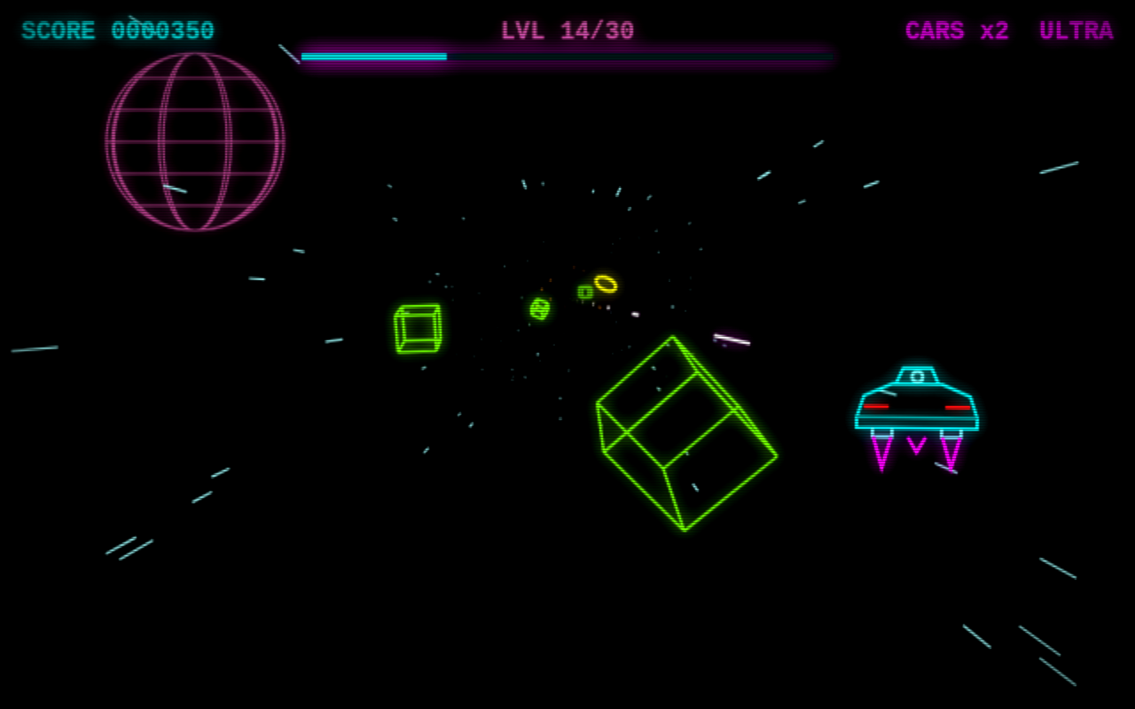 NEON ROADSTER: VOID RUNNER screenshot 5