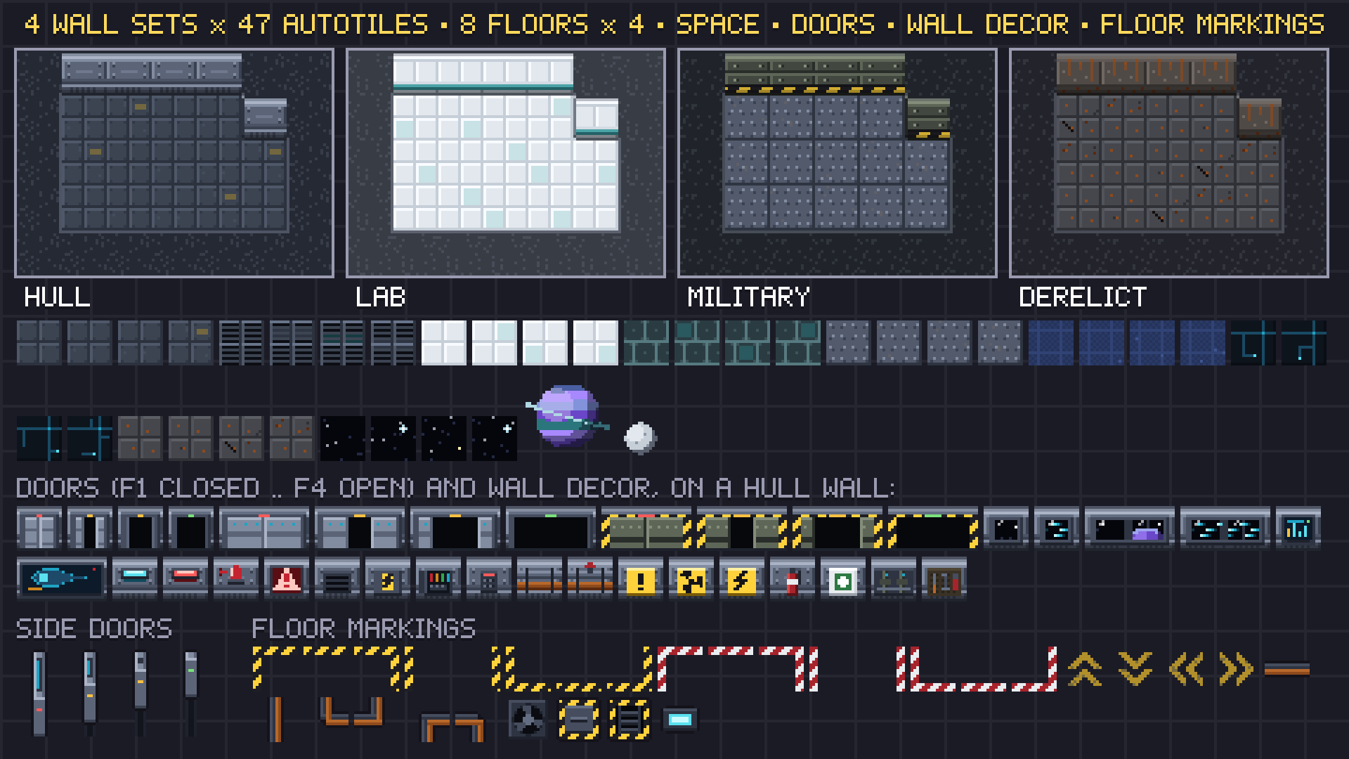 Sci-Fi Interiors pixel art preview 6