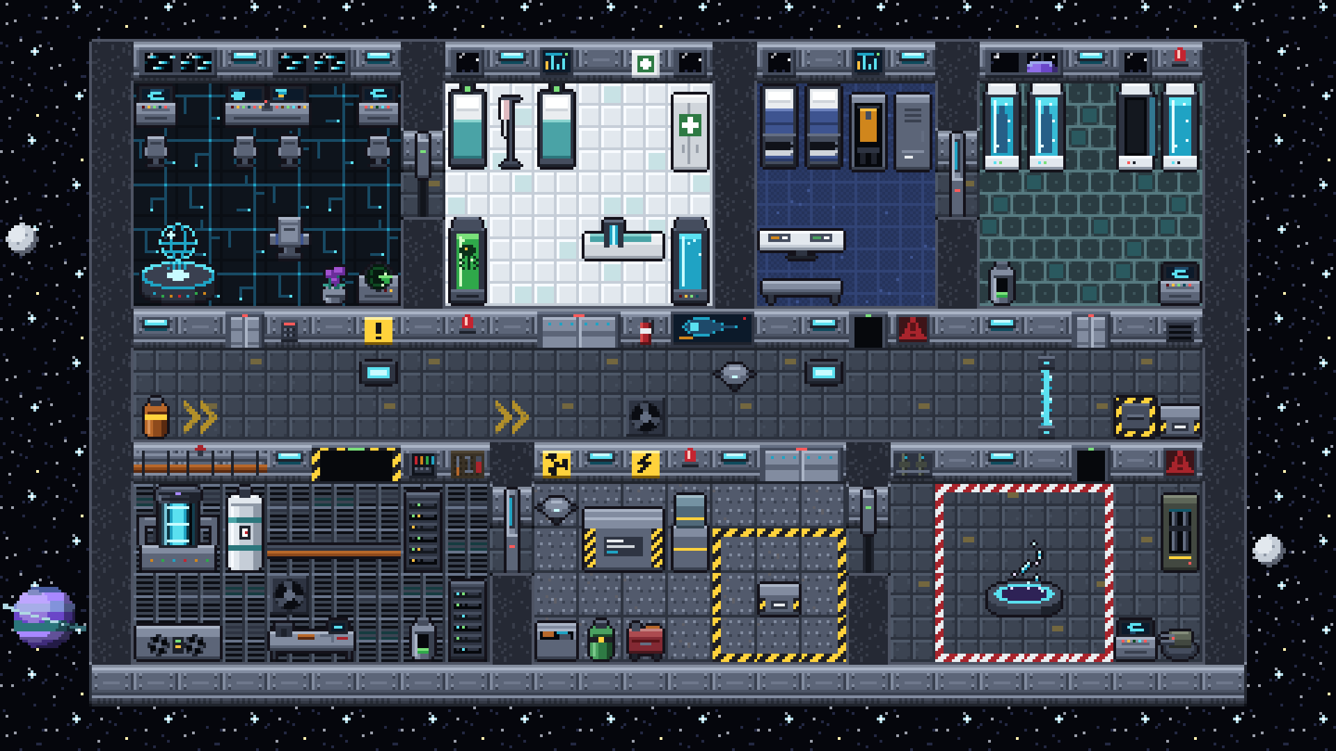 Sci-Fi Interiors pixel art preview 2