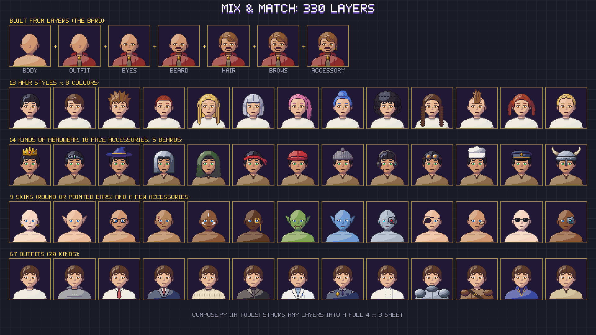 Pixel Portraits pixel art preview 5
