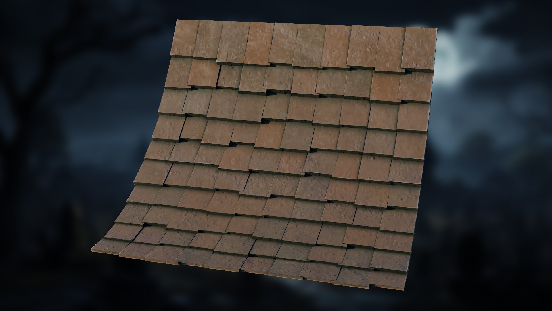 Classic Roof Tiles — Blender Geometry Nodes by 3D Tudor