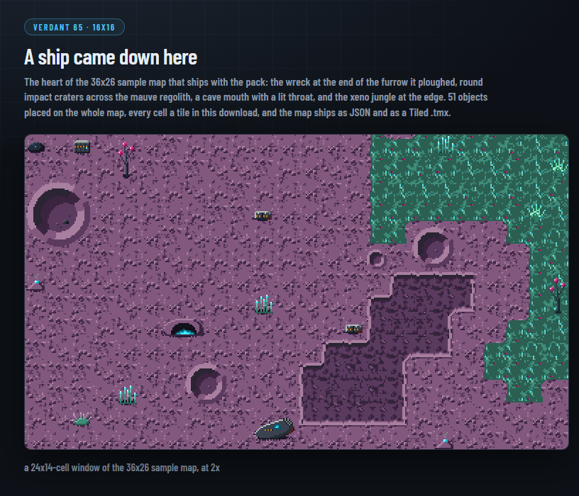 Verdant 65 Alien Worlds is out: a 16x16 alien planet with real impact ...