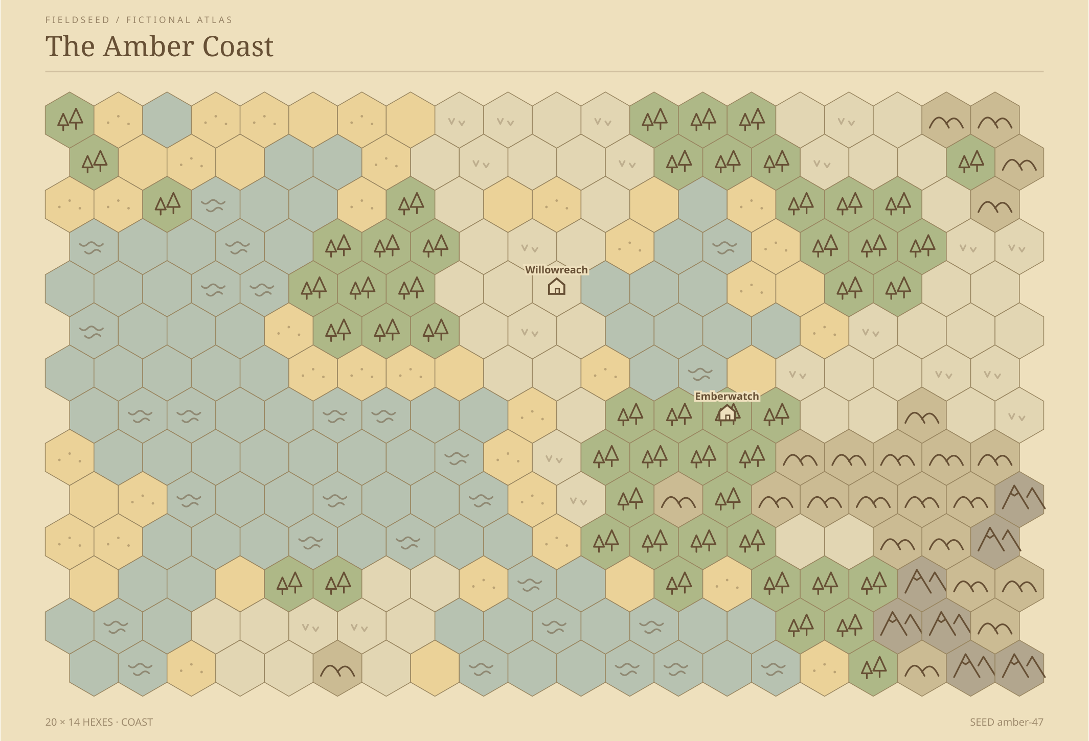 Fieldseed: offline hex map maker for tabletop GMs, with a free demo ...