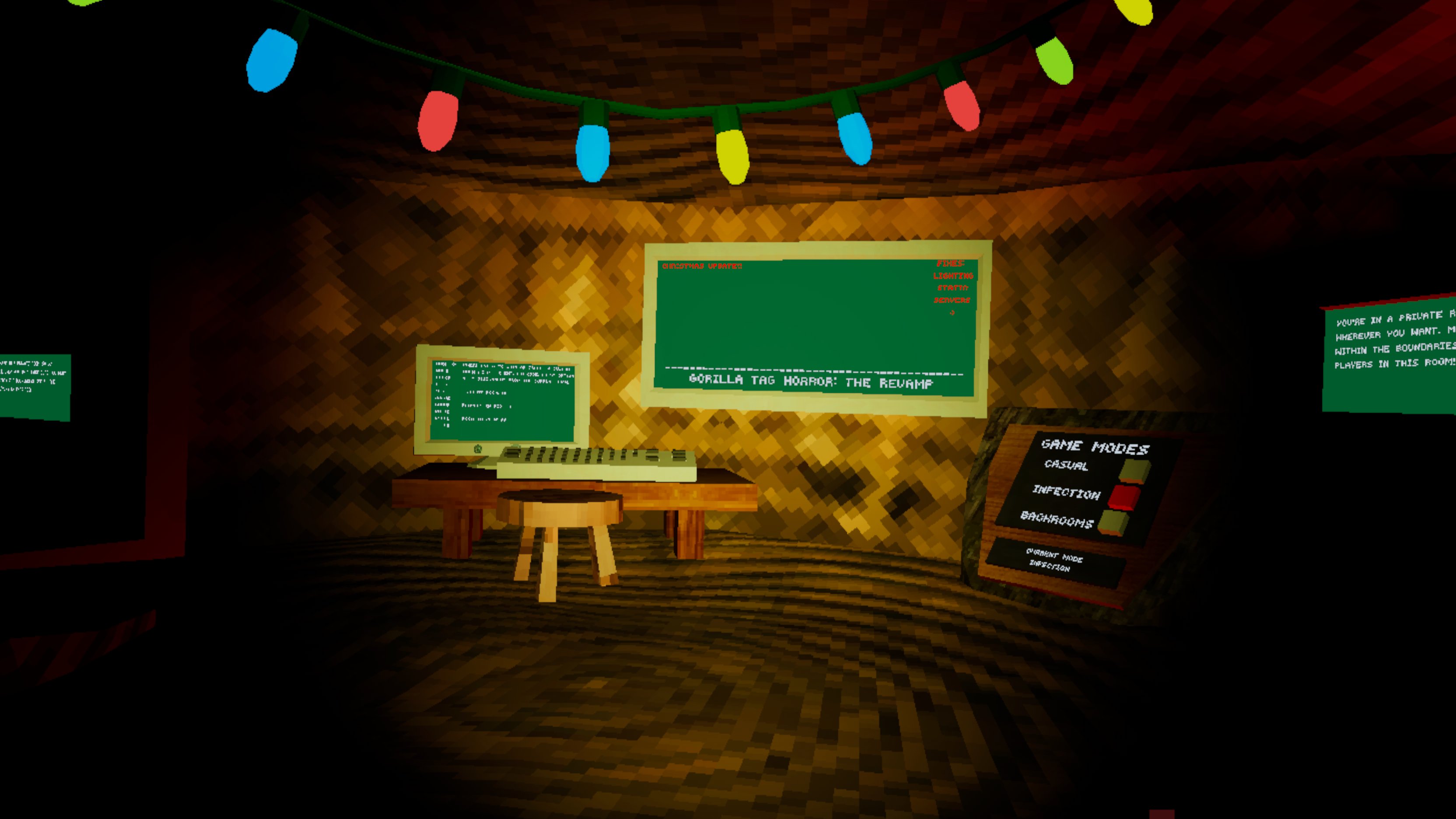 One Tag Android Gorilla tag horror: revamped by kokolot(with servers!) by Homeymack