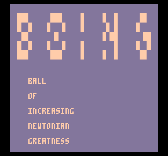 Cover image for BOING - Ball of Increasing Newtonian Greatness