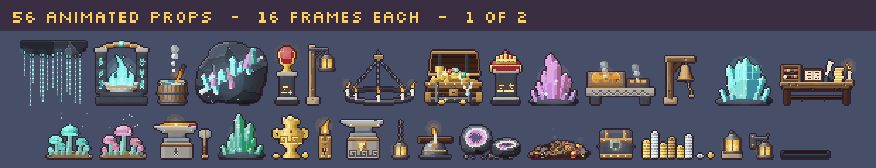 Small animated props
