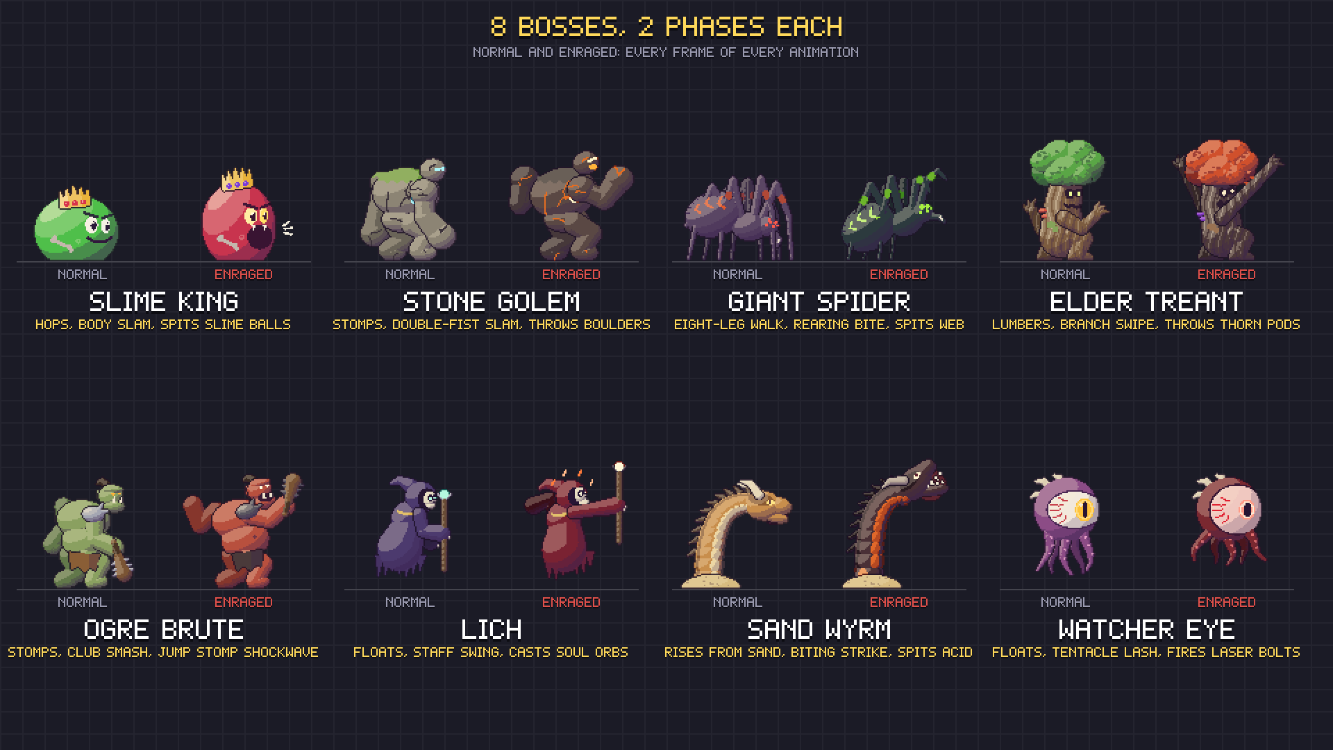 Pixel Bosses pixel art preview 3