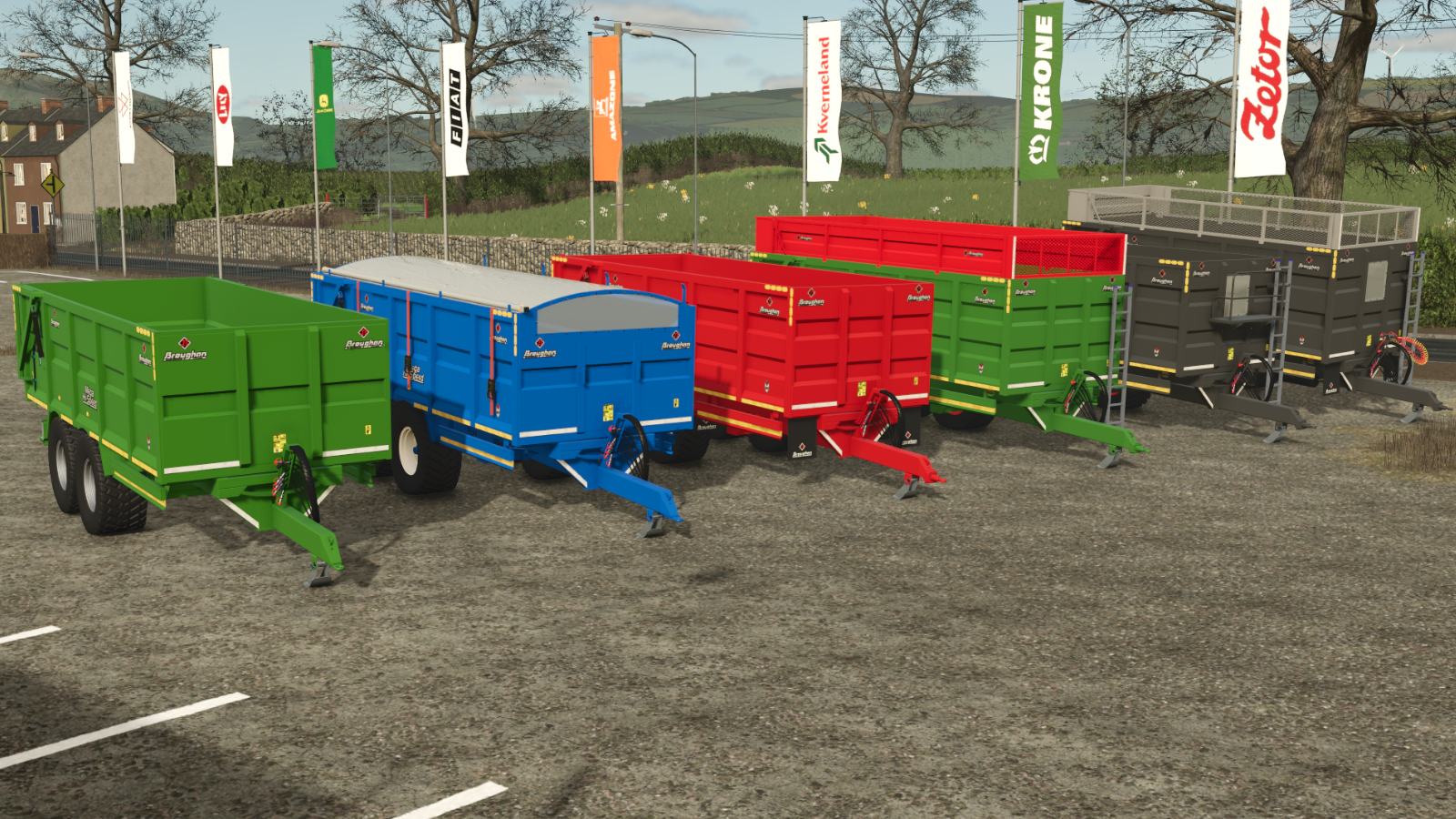 FS25 Broughan Twin Axle Trailer V1.0.0.0 by Eire Agri Modding