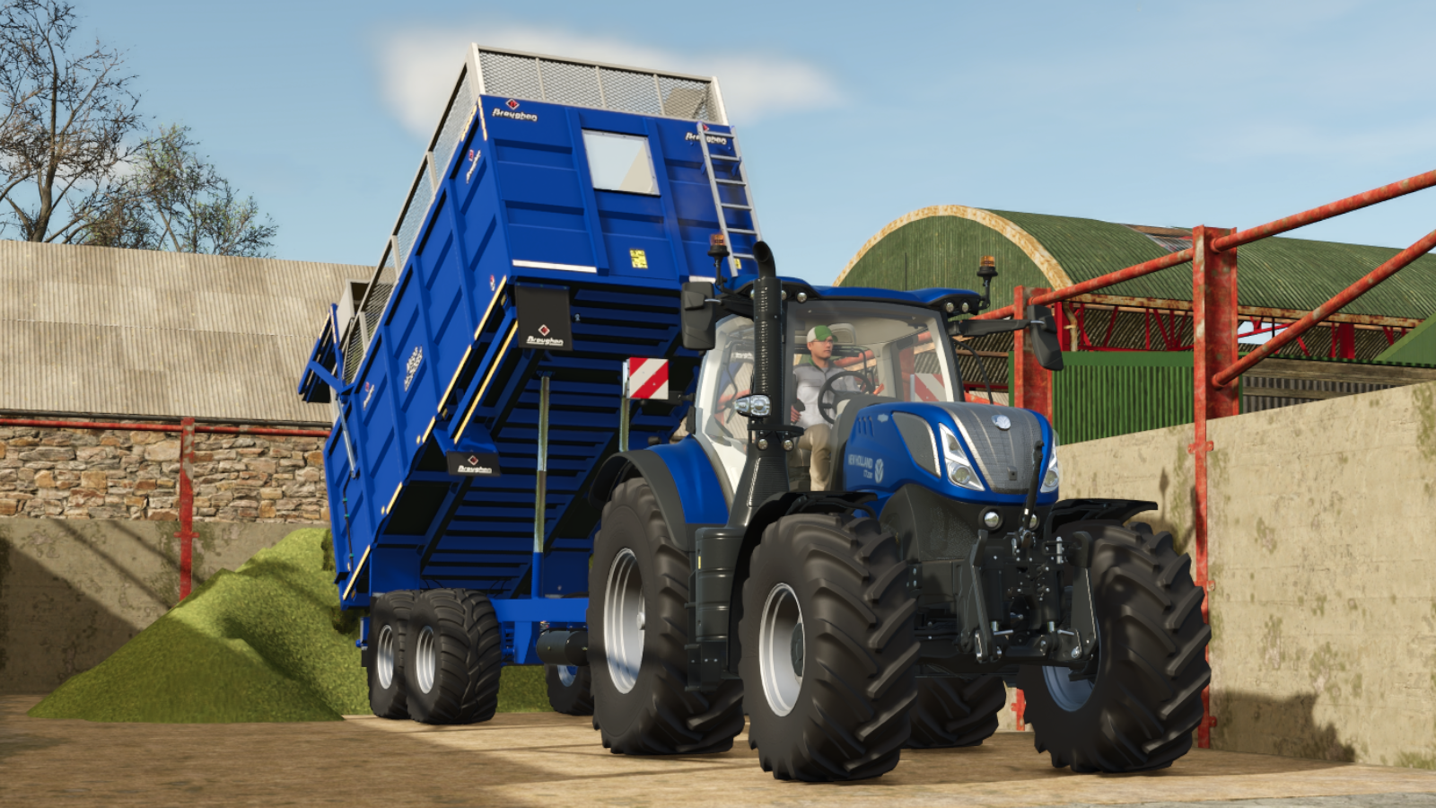 FS25 Broughan Twin Axle Trailer V1.0.0.0 by Eire Agri Modding