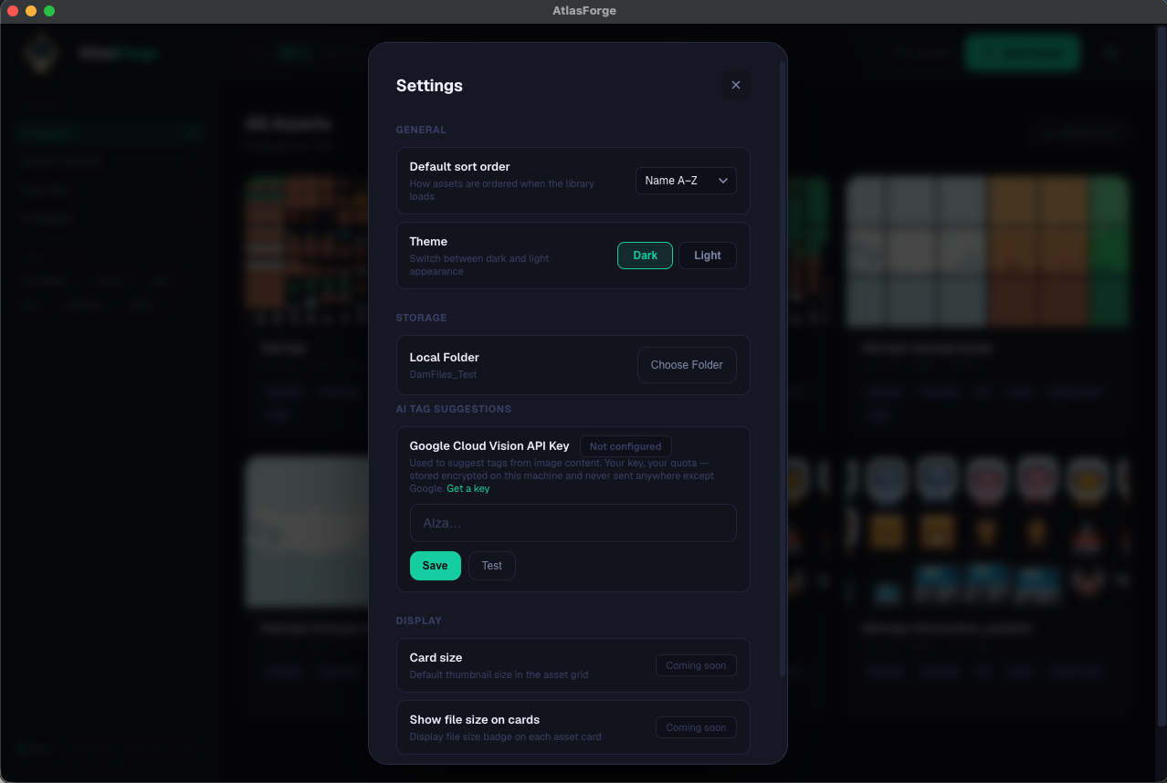 Screenshot 3 for AtlasForge - Organize Your Assets! Version 3.0 FREE