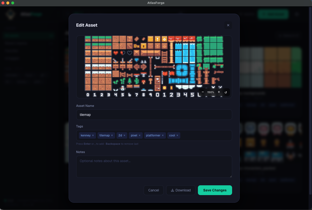 Screenshot 4 for AtlasForge - Organize Your Assets! Version 3.0 FREE