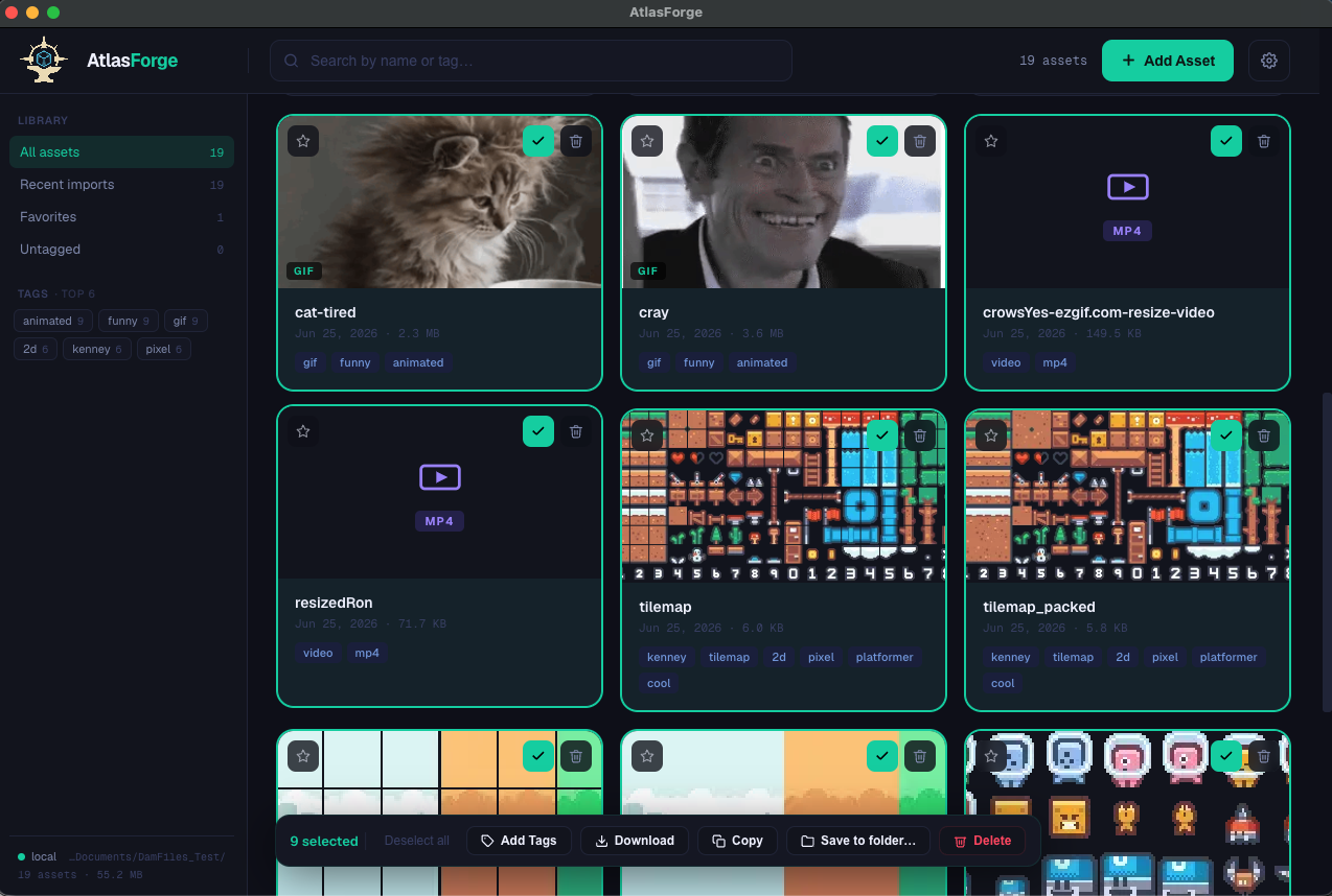 Screenshot 5 for AtlasForge - Organize Your Assets! Version 3.0 FREE