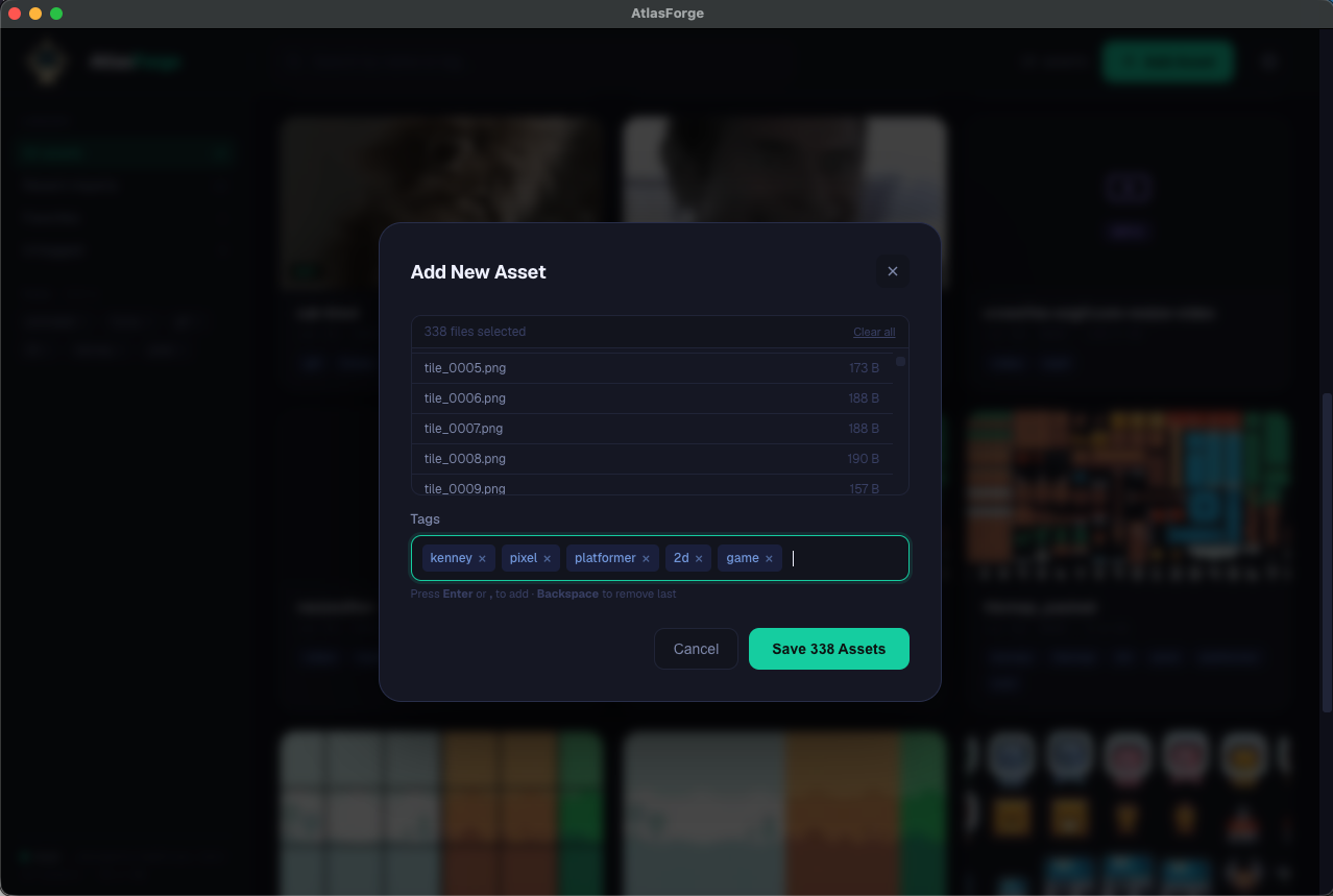 Screenshot 6 for AtlasForge - Organize Your Assets! Version 3.0 FREE