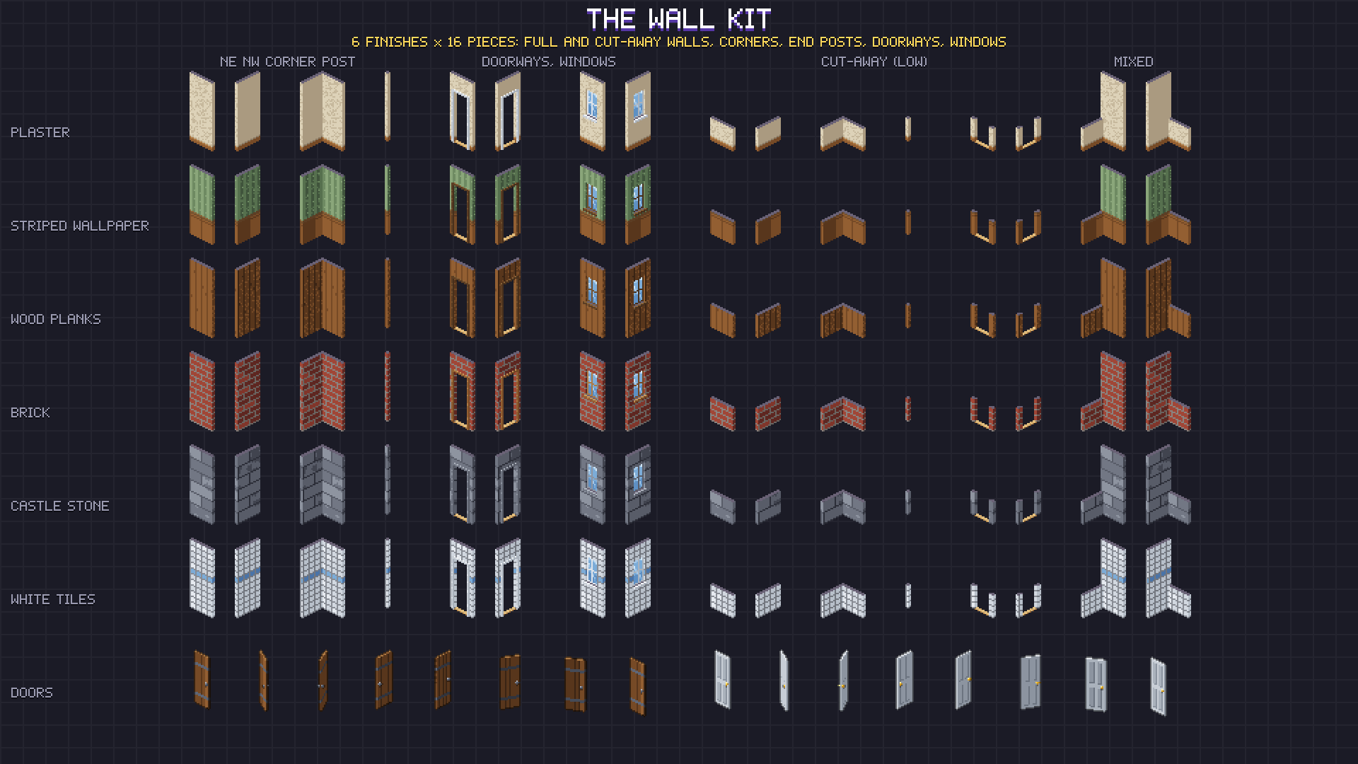 Isometric Interiors pixel art preview 4