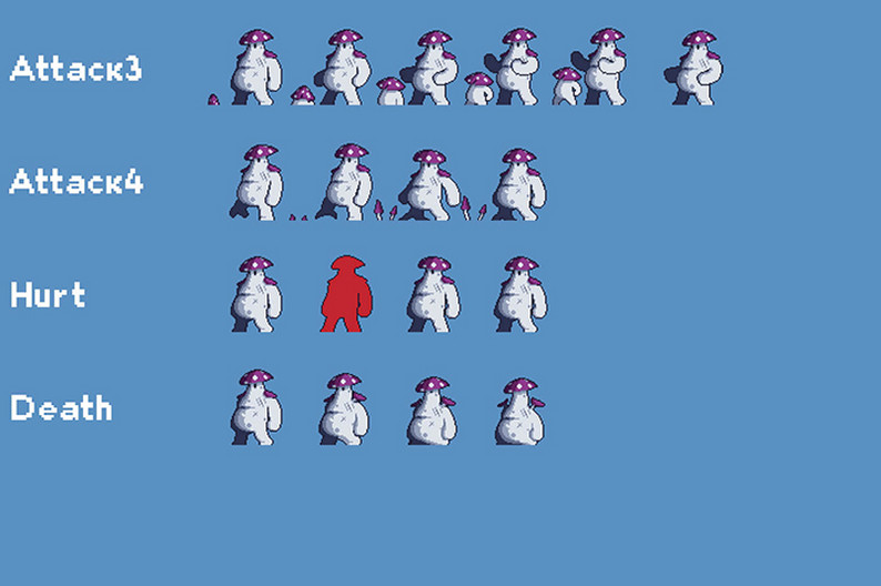 Cave Bosses 2D Sprites Pixel Art by Free Game Assets (GUI, Sprite ...
