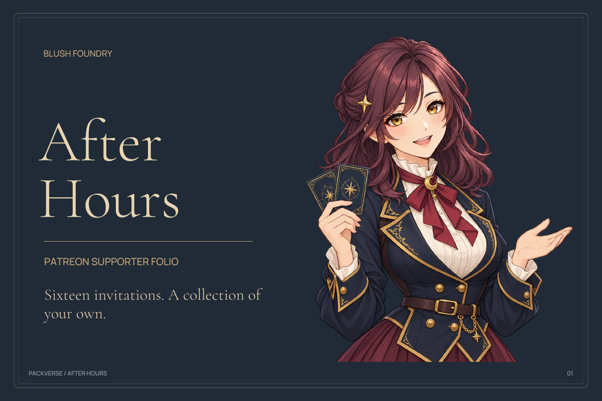 Cover of the included After Hours digital Folio.