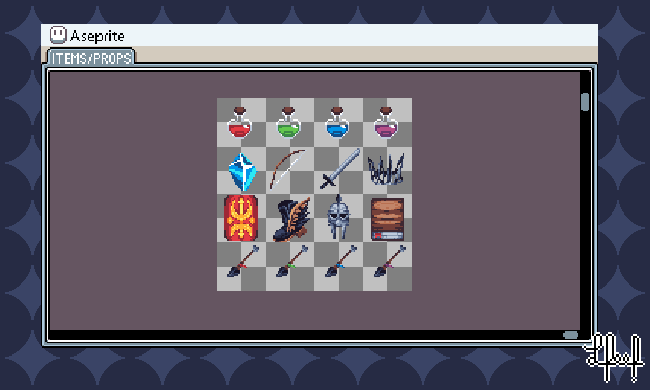 Metroidvania Asset Pack - Tileset, Items, UI & Characters by LUEM