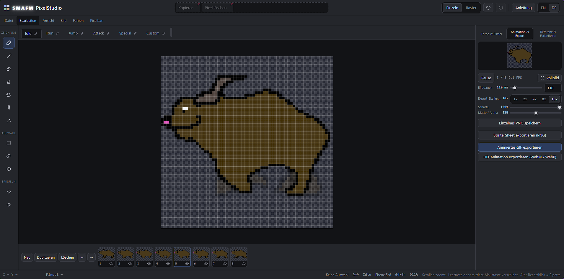 SMAFM PixelStudio - 2D Animation & Art by RunningGag