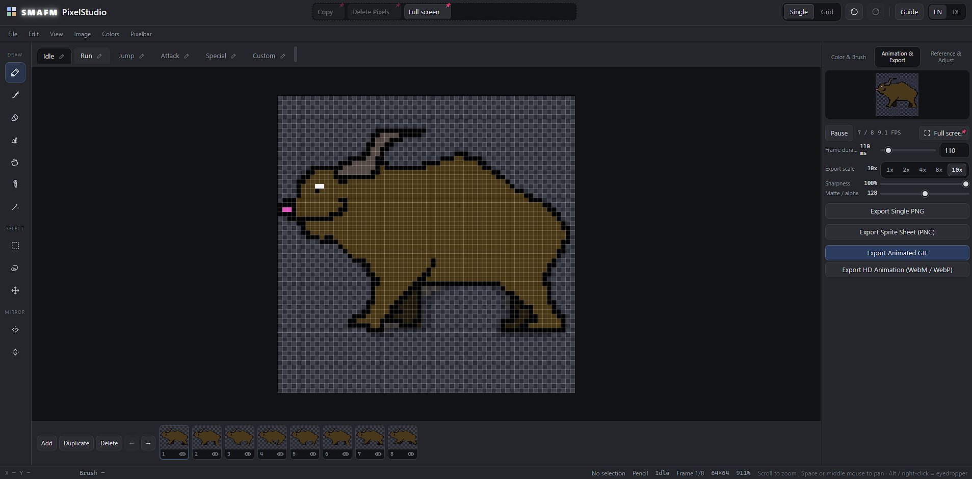 SMAFM PixelStudio - 2D Animation & Art by RunningGag