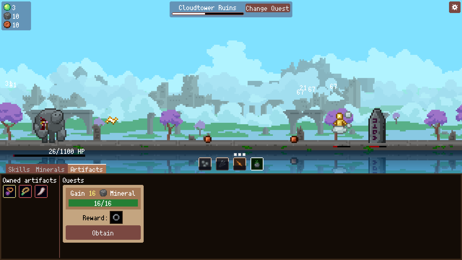 Golem Quest gameplay screenshot 3
