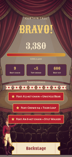 Ringflip: Circus Pinball screenshot 3