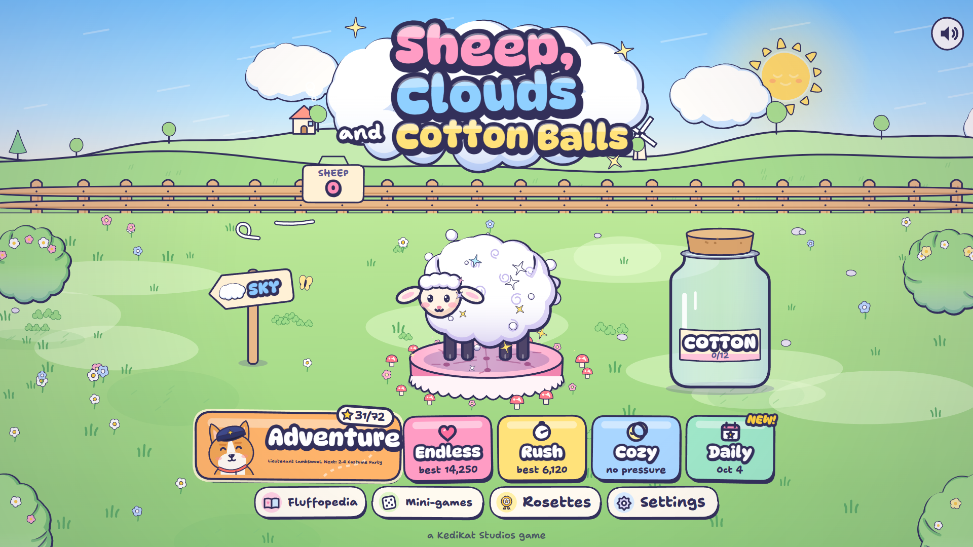 Screenshot 2 for Sheep, Clouds and Cotton Balls