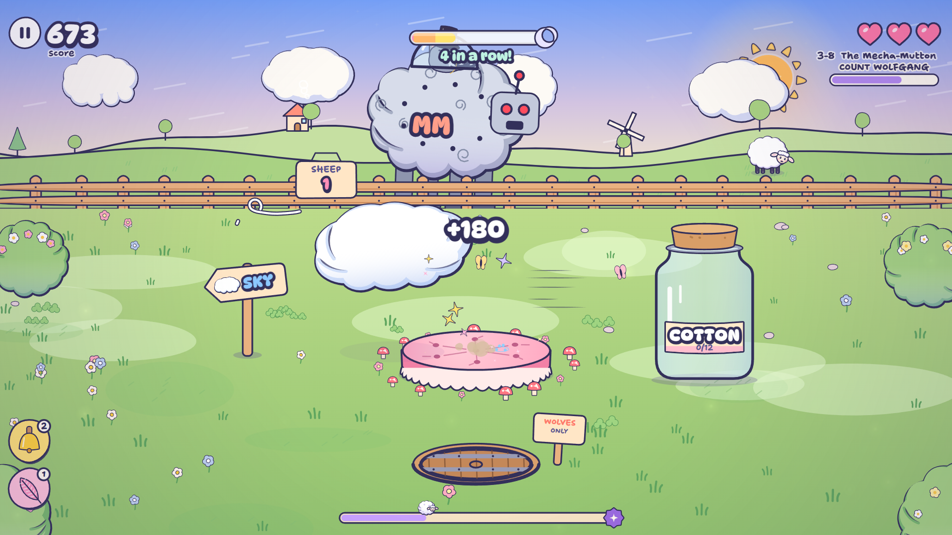 Screenshot 4 for Sheep, Clouds and Cotton Balls