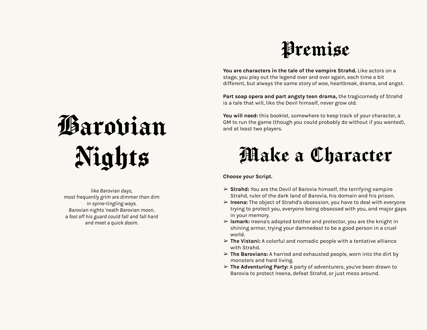 Screenshot 2 for Barovian Nights