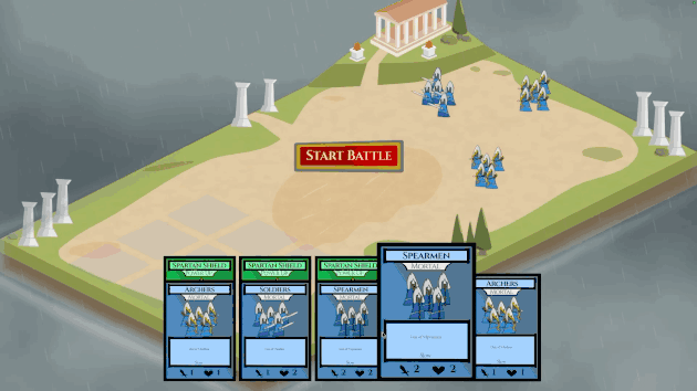 Create your strategy to battle