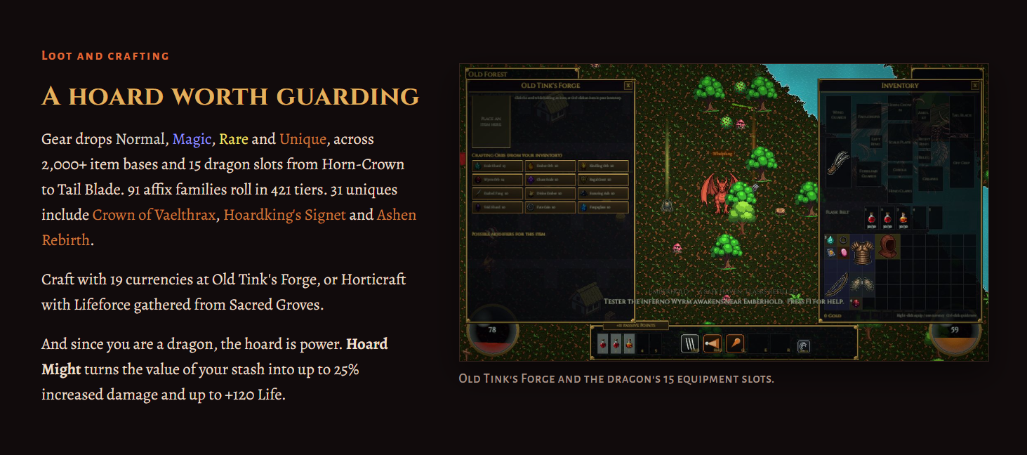 Screenshot of Wyrmfall