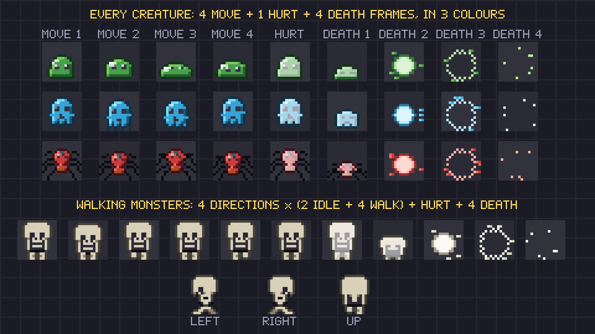 Pixel Monsters pixel art preview 3