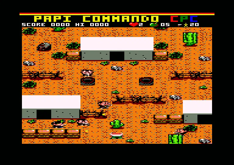 Devblog #4 - Papi Commando CPC *Amstrad CPC 64Ko* by Studio Vetea