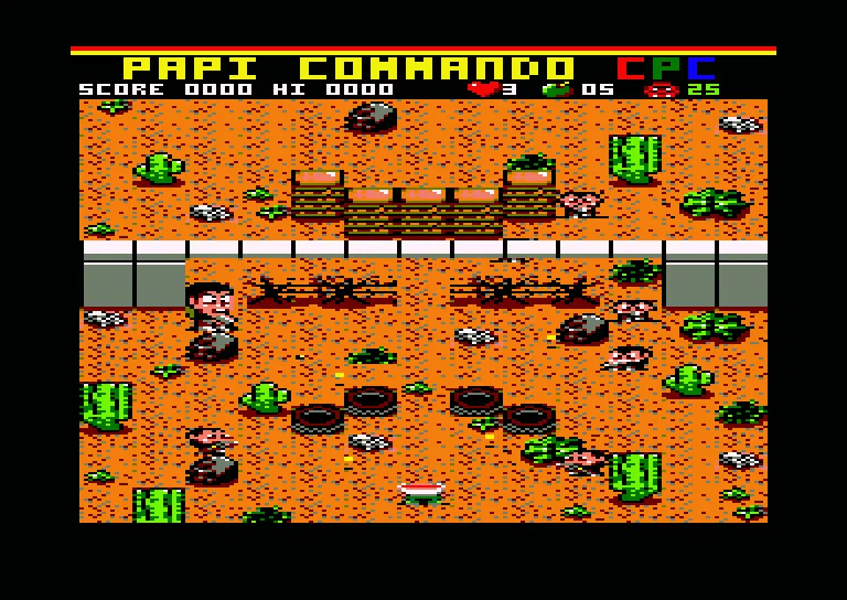 Devblog #4 - Papi Commando CPC *Amstrad CPC 64Ko* by Studio Vetea