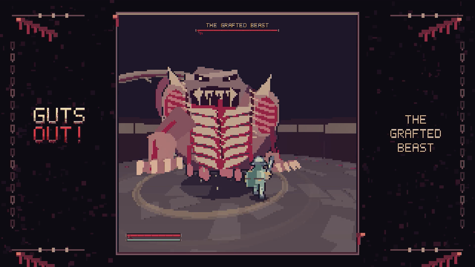 The immense arms of the Grafted Beast