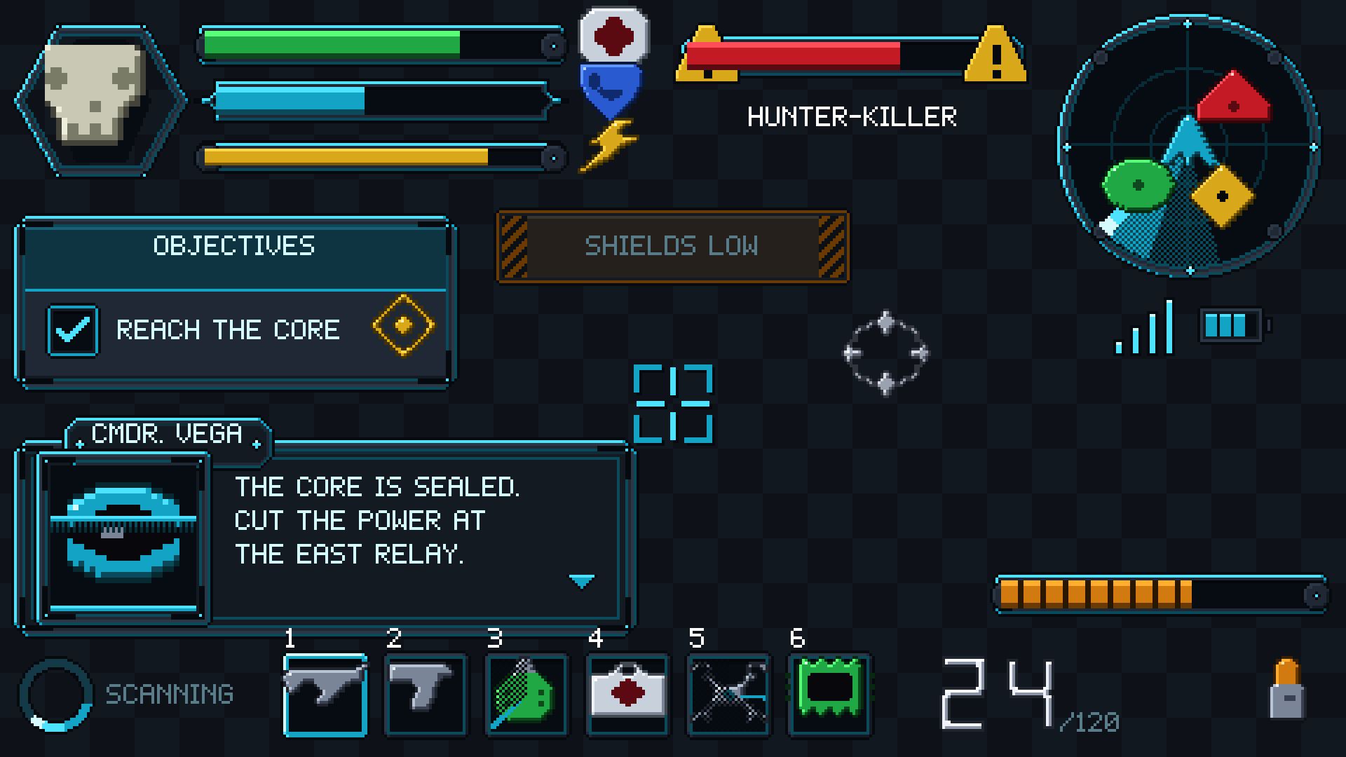 Sci-Fi HUD pixel art preview 2
