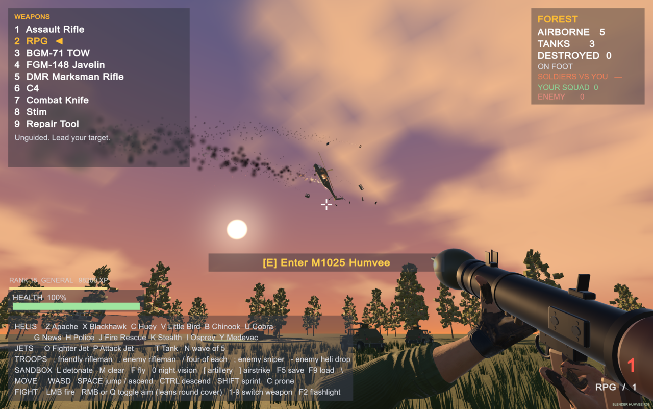 HeliSandbox War Simulator by WarSandboxStudio