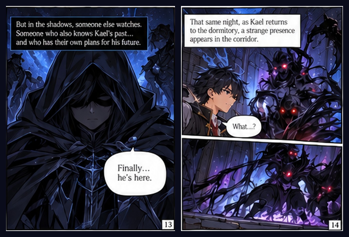 arcane-school-comic screenshot