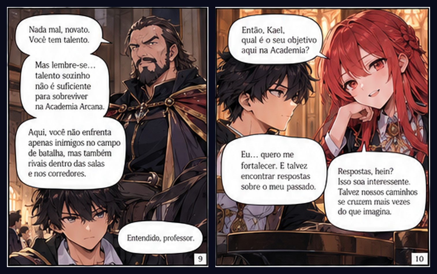arcane-school-comic screenshot