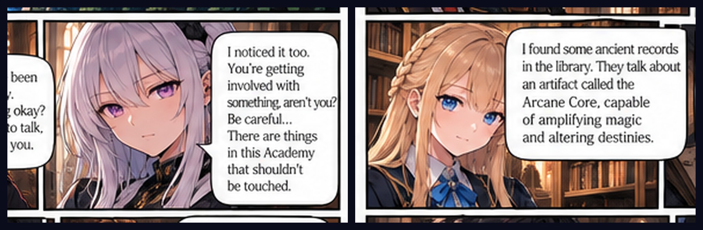 arcane-school-comic screenshot